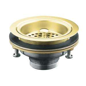 KOHLER Duostrainer 4 1/2 In. Sink Strainer in Vibrant Polished Brass K 