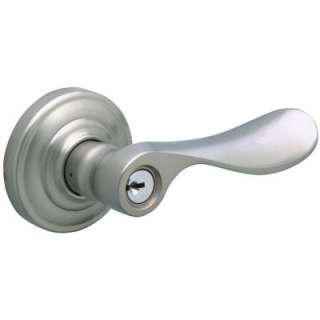 Schlage Champagne Satin Nickel Keyed Entry Lever F51 CHP 619 at The 