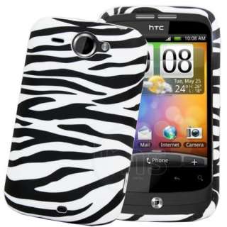 London Magic Store   Black Zebra Gel Case Cover For HTC Wildfire G8 