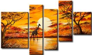  Tiere Giraffen Landschaften Sonnenuntergang Afrika Tiere Afrika 