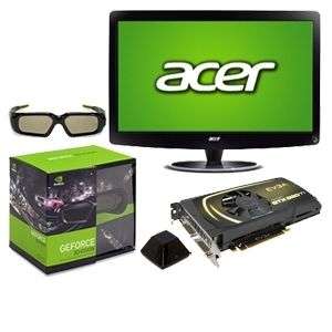 Acer HS244HQ bmii 24 Widescreen 3D LED Monitor and NVIDIA 942 10701 