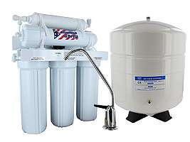   OSMOSIS SYSTEM GTS550S METAL TANK 5 STAGE DISTILLED WATER FILTER