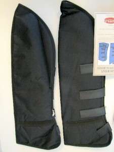 SHIPPING BOOT PROTECTION BOOTS HORSE BLACK O/4 SHOWMAN  