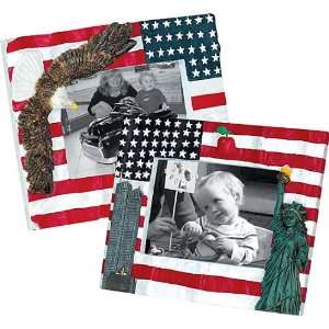 American Shop   Bilderrahmen USA Eagle 2 Stueck Set, 10 x 13 cm 