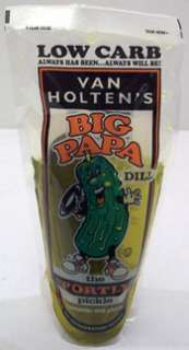 Big Papa Pickle Pickles In A Pouch Box of 12 Van Holten  