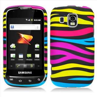 Samsung Transform Ultra M930 Boost Mobile Rainbow Zebra Hard Case 