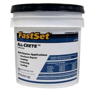 FastSet All Crete 20 lb. Commercial Grade Grout 158521 at The Home 