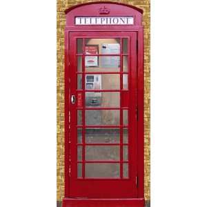 Türtapete (97549)  British Telephone Box   Englische Telefonzelle 