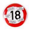 Cera & Toys Riesen Verkehrsschild Button zum 18. Geburtstag