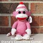 SOCKS (Pink) Sock Monkey 2011 Ty Beanie Babies Baby NEW Ready to Ship