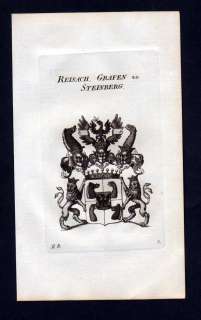 1800   Grafen zu Reisach Heraldik Wappen Kupferstich  