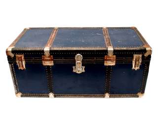 Antiker Koffer Überseekoffer Überseetruhe Reisetruhe Reisekoffer 