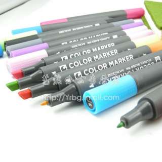 STA New Twin Marker Markers (60 colors with bags) well design of touch 