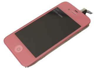 iPhone 4 Pink Front Screen Digitizer+LCD+Home Button+Tools GSM AT&T 