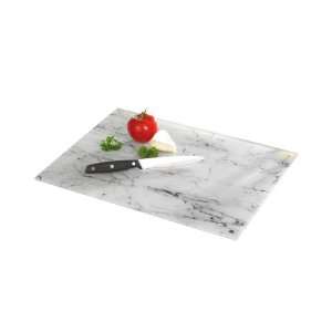 Zeller 26246 Glasschneideplatte, Marmor Design 40 x 30 cm  