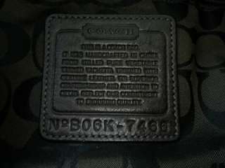 Coach Legacy BROOKLYN Dk Brown Pocket Leather Large Messenger Tote Bag 