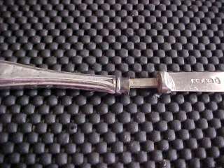 1813 James Barber Cased 6 Sterling Silver Butter Knives  