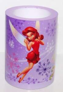 Disney Fairies Tinkerbell Silvermist Rosetta Flameless Candle Night 