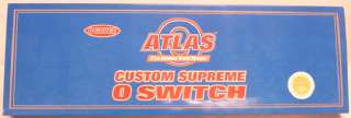 Atlas 6021 #7.5 High Speed Turnout LH Switch EX+/Box 642988060210 