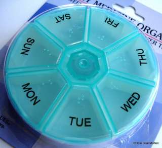 Weekly 7 Days Pill Tablet Medicine Organizer BOX CASE  