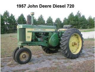 1957 John Deere Diesel 70 Tractor Refrigerator Magnet  