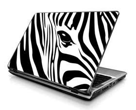 Laptop Skin Sticker Cover Zebra  