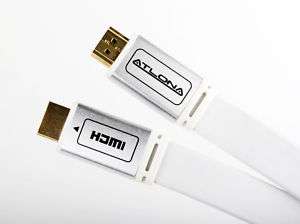 12m 40ft Flat HDMI v1.4 Ethernet 3D BluRay HDTV Cable  