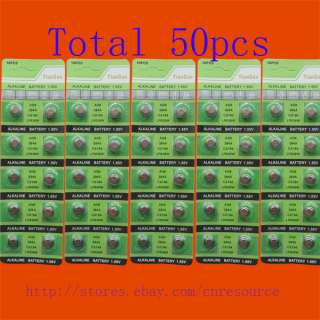 50 X AG9 LR936 394 SR936SW alkaline battery TQP  