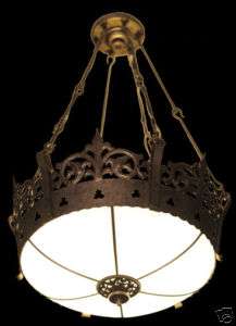 High Quality Gothic Hanging Light Fixture   4 Available  