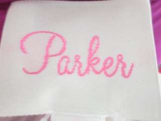 PARKER Pink Black 3/4 Sleeve Below Knee Dress Sz S  