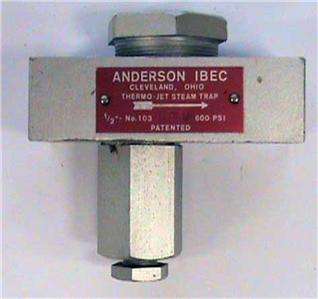 Anderson 1/2 No. 103 SBV Thermo Jet Steam Trap 600 psi  