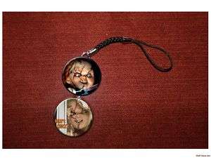 CHUCKY face of evil killer doll cell / hanging charm  