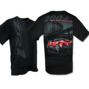 C6 ZR1 Corvette Life in the Fast Lane Black T Shirt  