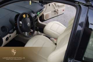 fahrzeug vw new beetle design monaco echtleder imitat hellbeige