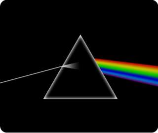 Pink Floyd Dark Side Of The Moon Heavy Duty Mouse Pad 1/4 Think Rubber 