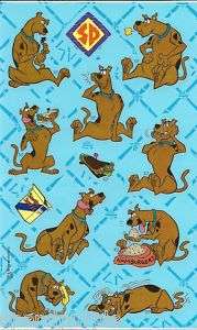 Scooby Doo (Blue) Stickers for Scrapbooking  