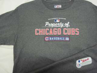 CHICAGO CUBS AUTHENTIC PLAYER WORKOUT SHIRT NEW MAJESTIC MED LG XL XXL 