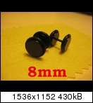 2x Fakeplugs 8mm 6mm   Edelstahl Silber   Tunnel Piercing Ohr Fake 