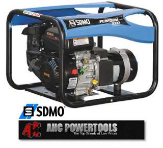 SDMO Perform 3000 Professional Petrol Generator 3.75kva Kohler Engine 