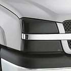 auto ventshade headlight covers 41831 smoke acrylic pair fits more 