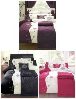 DUVET COVER , BED RUNNER SET & MATCHING CUSHION COVERS  