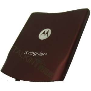  Motorola OEM V3R CINGULAR RED BATTERY DOOR COVER Cell 