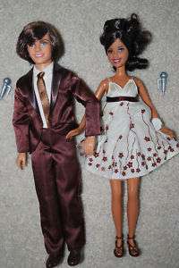 High School Musical HSM Barbie Dolls Gabriella & Troy Prom Dance Set 