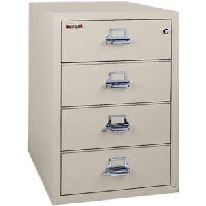  FireKing 4 Drawer Card and Check File with 2 Section 