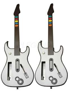 Wii Wireless Guitar Controller for Guitar Hero Games x2 Bundle FREE 
