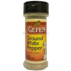 Gefen Ground White Pepper 3.5 oz  Grocery & Gourmet Food
