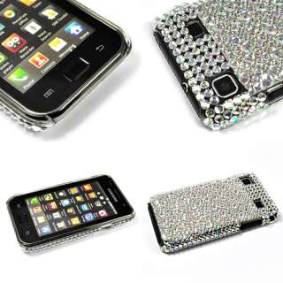     COQUE CRYTAL STRASS BLING pour SAMSUNG i9000 GALAXY S +FILM HOUSSE