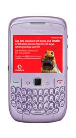   8520 Curve Violet on Vodafone PAYG Mobile 5055015230077  