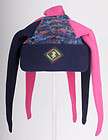 Navy and Pink Tentacle / Spike Fleece Ski & Outdoor Hat