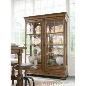  Display Cabinet by Pennsylvania House   Cognac Finish 